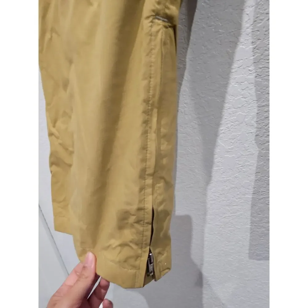 Gore tex khaki 10x rainwear pant Vtg y2k style. Sz 36-38